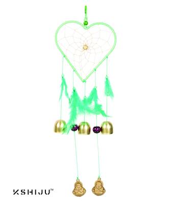 Kshiju's heart shape dreamcatcher atrichoke & carnation 5*15" inch wall hangings home decor nursery decor 1