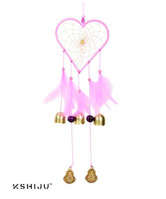 Kshiju's heart shape dreamcatcher thistle 5*15" inch wall hangings home decor nursery decor 1