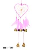 Kshiju's heart shape dreamcatcher thistle 5*15" inch wall hangings home decor nursery decor