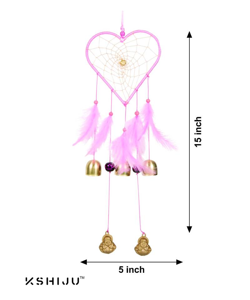 Kshiju's heart shape dreamcatcher thistle 5*15" inch wall hangings home decor nursery decor