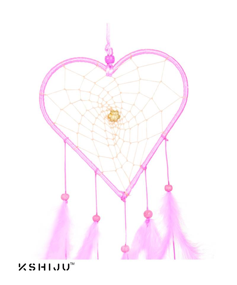 Kshiju's heart shape dreamcatcher thistle 5*15" inch wall hangings home decor nursery decor