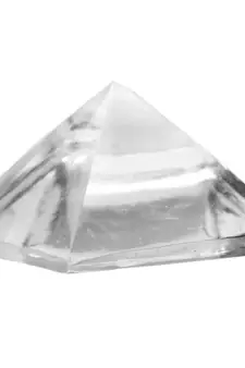Vastu Dosh Nivarak Powerful Spatik Crystal Pyramid
