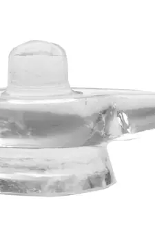 Pure Natural Sphatik Crystal Divine Shiva Lingham