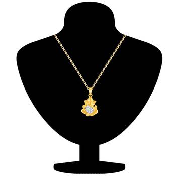 White cubic zirconia pendants 2