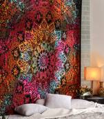 New Queen Star Multi Floral Mandala Room Decorative Wall Hanging Cotton Tapestry Hippie Home Decor Tapestry Throw