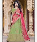 Mahotsav Silk Light Green Embroidered Designer Lehenga Choli