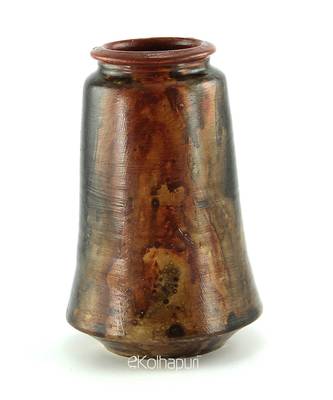 Handmade Pots With Handpainted Bhudha Face Brown Teracotta Home Decor/ Flower Pot 2