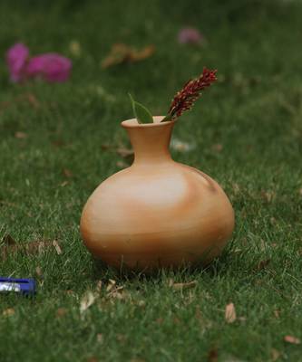 Natural Colored Made Of Teracotta Clay Handicrafts Gifts Wall Corners Pot 2