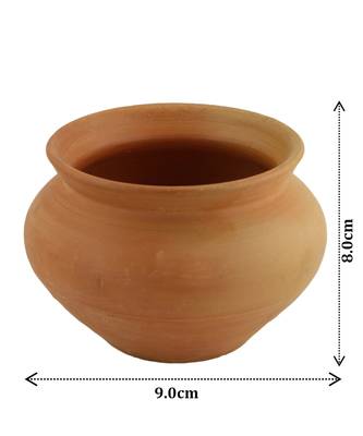Natural Colored Made Of Teracotta Clay Handicrafts Gifts Wall Corners Pot 3