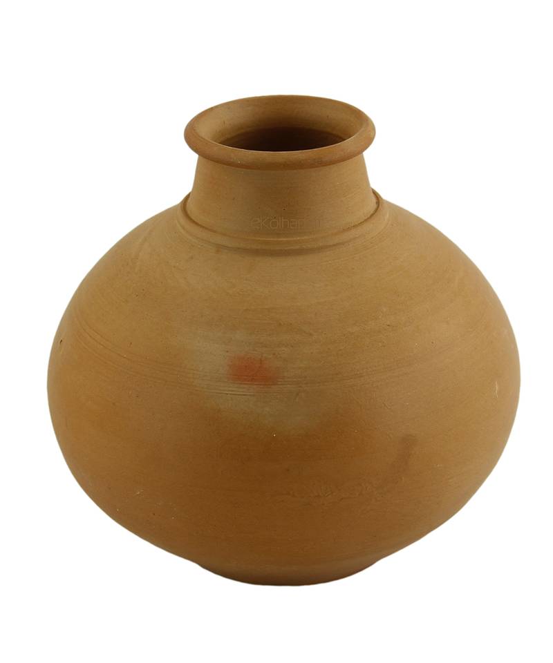 Natural Colored Made Of Teracotta Clay Handicrafts Showpiece Terracotta Vase