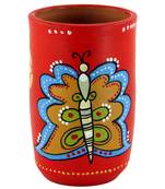 Multicolored Made Of Teracotta Clay Handicrafts Showpiece Terracotta Vase/Pot