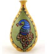 Multicolored Made Of Teracotta Clay Handicrafts Showpiece Terracotta Vase/Pot