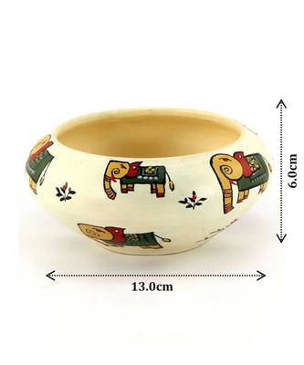 Multicolored Made Of Teracotta Clay Handicrafts Showpiece Terracotta Vase/Pot 2