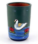 Multicolored Made Of Teracotta Clay Handicrafts Showpiece Terracotta Vase/Pot