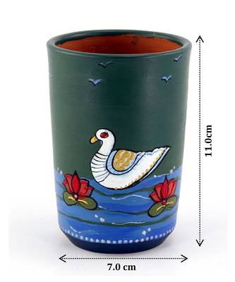 Multicolored Made Of Teracotta Clay Handicrafts Showpiece Terracotta Vase/Pot 2