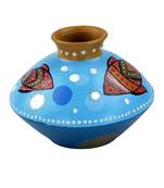 Multicolored Made Of Teracotta Clay Handicrafts Showpiece Terracotta Vase/Pot