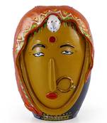 Multicolored Made Of Teracotta Clay & M Seal Handmade Showpeice Terracotta Vase