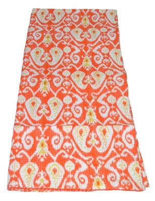 Kantha Quilt Queen Cotton Vintage Throw Blanket Multi Design Indian Handmade GDR0009 3