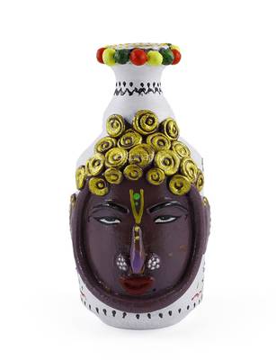 Attarctive Terracotta & M Seal Handmade Bottle For Home Decor 1