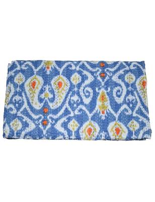 Kantha Quilt Queen Cotton Vintage Throw Blanket Multi Design Indian Handmade GDR0012 1
