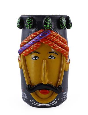 Handmade Beautiful Pair Of Male And Female M Seal & Terracotta Showpeice For Home Decor 2