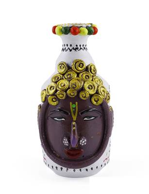 Handmade Beautiful Pair Of Male And Female M Seal & Terracotta Showpeice For Home Decor 4