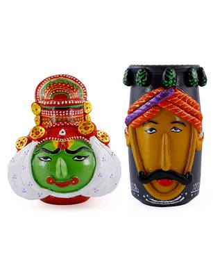 Handmade Beautiful Combo Of Two Male M Seal & Terracotta Showpeice For Home Decor 1