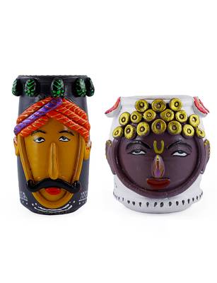 Handmade Creative Combo Of Two Male M Seal & Terracotta Showpeice For Home Decor 1