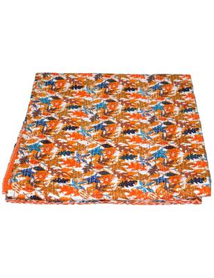 Kantha Quilt Queen Cotton Vintage Throw Blanket Multi Design Indian Handmade GDR0041 4