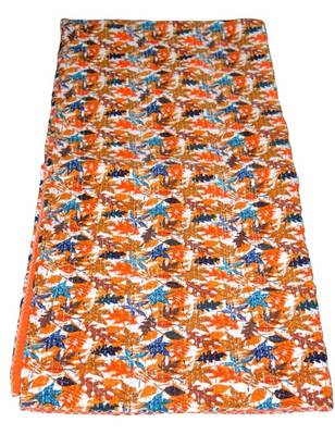 Kantha Quilt Queen Cotton Vintage Throw Blanket Multi Design Indian Handmade GDR0041 5