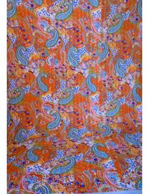 Kantha Quilt Queen Cotton Vintage Throw Blanket Multi Design Indian Handmade GDR0044 2