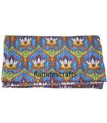 Kantha Quilt Queen Cotton Vintage Throw Blanket Multi Design Indian Handmade GDR0069