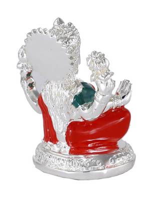 Authentic Silver Plated Resin Material Laxmi Mata Idol For Home Decor/Gift Items/Showpiece 2