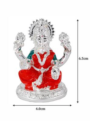 Authentic Silver Plated Resin Material Laxmi Mata Idol For Home Decor/Gift Items/Showpiece 3