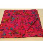 Kantha Quilt Queen Cotton Vintage Throw Blanket Multi Design Indian Handmade GDR0151