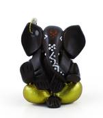 Handcrafted M Seal Art Ganesha Sitting Idol/Vinayaka Idol/Showpiece