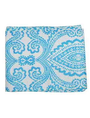 Kantha Quilt Queen Cotton Vintage Throw Blanket Multi Design Indian Handmade GDR0186 2