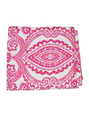 Kantha Quilt Queen Cotton Vintage Throw Blanket Multi Design Indian Handmade GDR0187 2