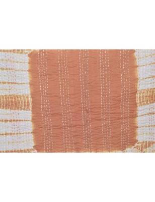 Kantha Quilt Queen Cotton Vintage Throw Blanket Multi Design Indian Handmade GDR0202 3