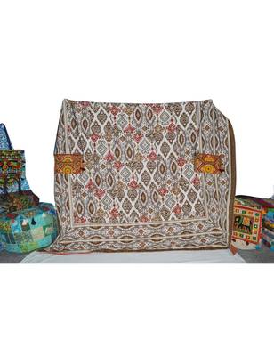 Kantha Quilt Queen Cotton Vintage Throw Blanket Multi Design Indian Handmade GDR0203 1