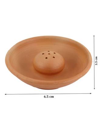 Pooja Udbatti/Fragnance Sticks Stand Made Of Terracotta Clay 1