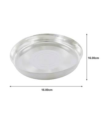 Decorative Silver Plated Thali/Plate For Serving Food To The Baby For Infant New Born Toddler After 3 Months 2