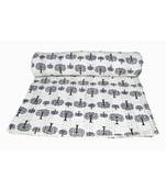 Kantha Quilt Queen Cotton Vintage Throw Blanket Multi Design Indian Handmade GDR0260