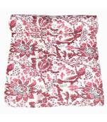 Kantha Quilt Queen Cotton Vintage Throw Blanket Multi Design Indian Handmade GDR0261