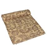 Kantha Quilt Queen Cotton Vintage Throw Blanket Multi Design Indian Handmade GDR0292