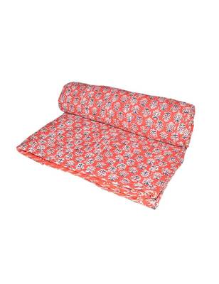 Kantha Quilt Queen Cotton Vintage Throw Blanket Multi Design Indian Handmade GDR0302 1