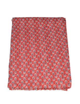 Kantha Quilt Queen Cotton Vintage Throw Blanket Multi Design Indian Handmade GDR0302 3