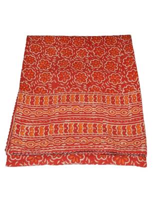 Kantha Quilt Queen Cotton Vintage Throw Blanket Multi Design Indian Handmade GDR0382 2