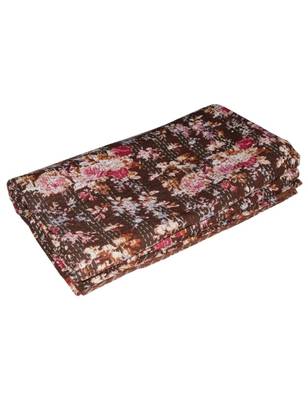 Kantha Quilt Queen Cotton Vintage Throw Blanket Multi Design Indian Handmade GDR0394 3