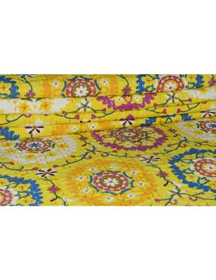 Kantha Quilt Queen Cotton Vintage Throw Blanket Multi Design Indian Handmade GDR0405 2